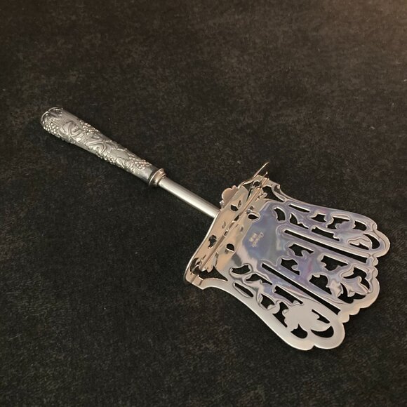 Christofle Albi Silver Plated Asparagus Cake Openwork Server - Picture 6 of 6